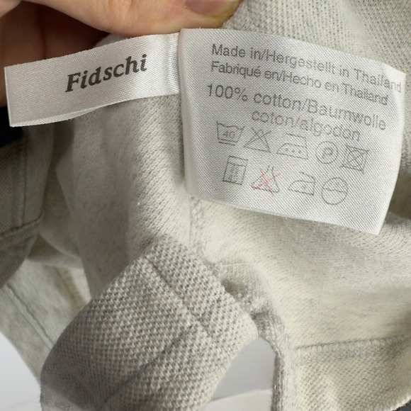 BOSS Hugo Boss Mens Heathered Light Gray Short Sleeve Polo Shirt Size Medium - Picture 5 of 7